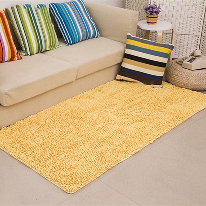 Shaggy Long Microfiber Non Slip Absorbent Bath Mat Bathroom Shower Carpet Rugs