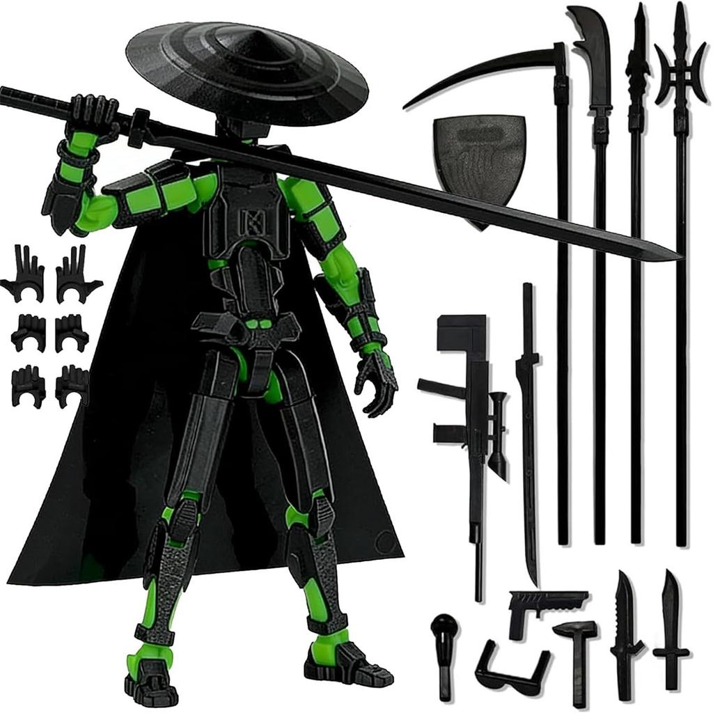 Multi-Joint Articulated Action Figure Collectible Model Arts Poseable Decorative Statue for Display