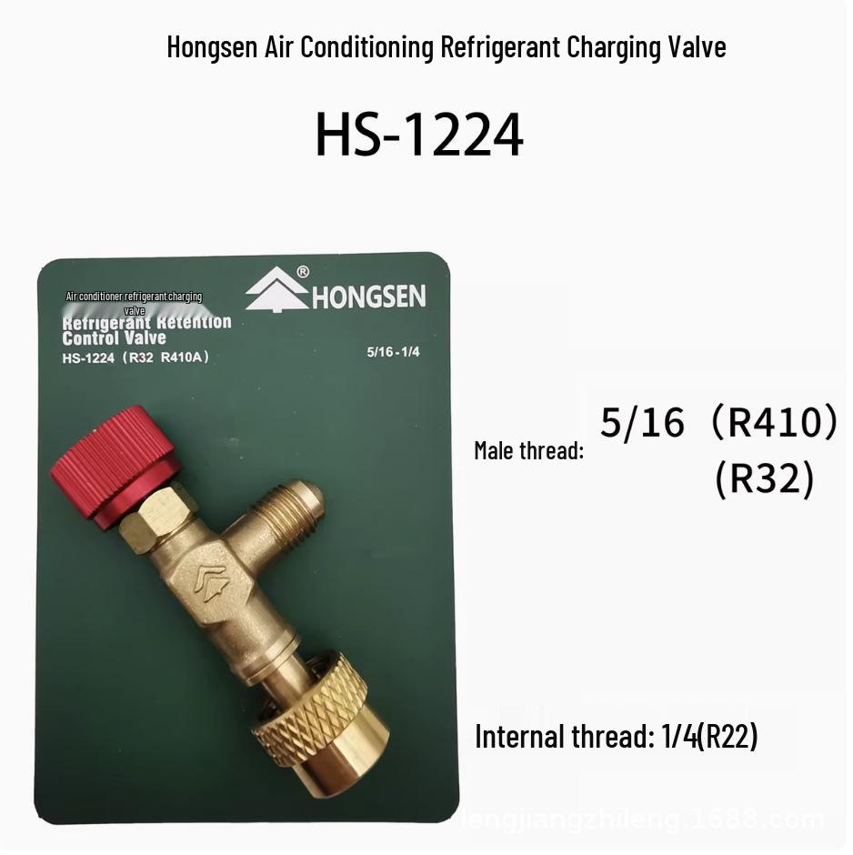

Hongsen Заправочный клапан для хладагента кондиционера и инструмент-адаптер для R22/R410.