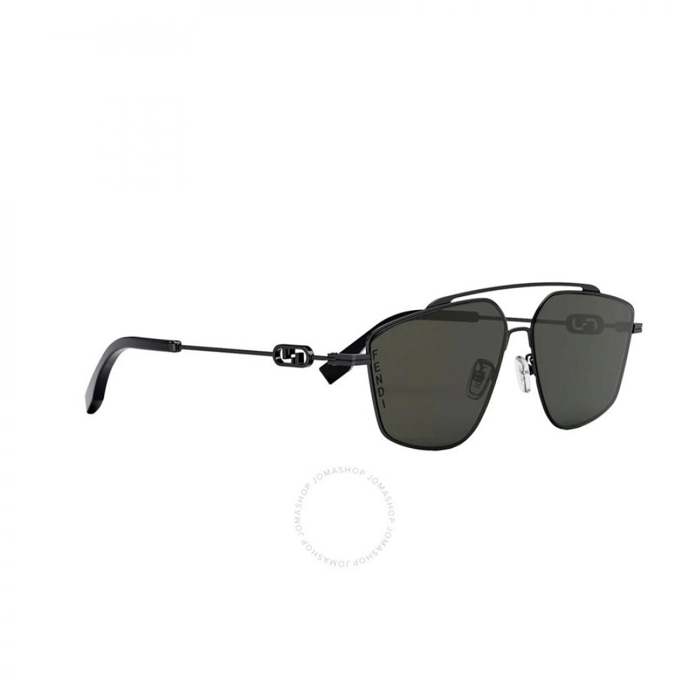 

Fendi Dark Grey Navigator Men S SunglaSSeS Fe40079u 12a 58