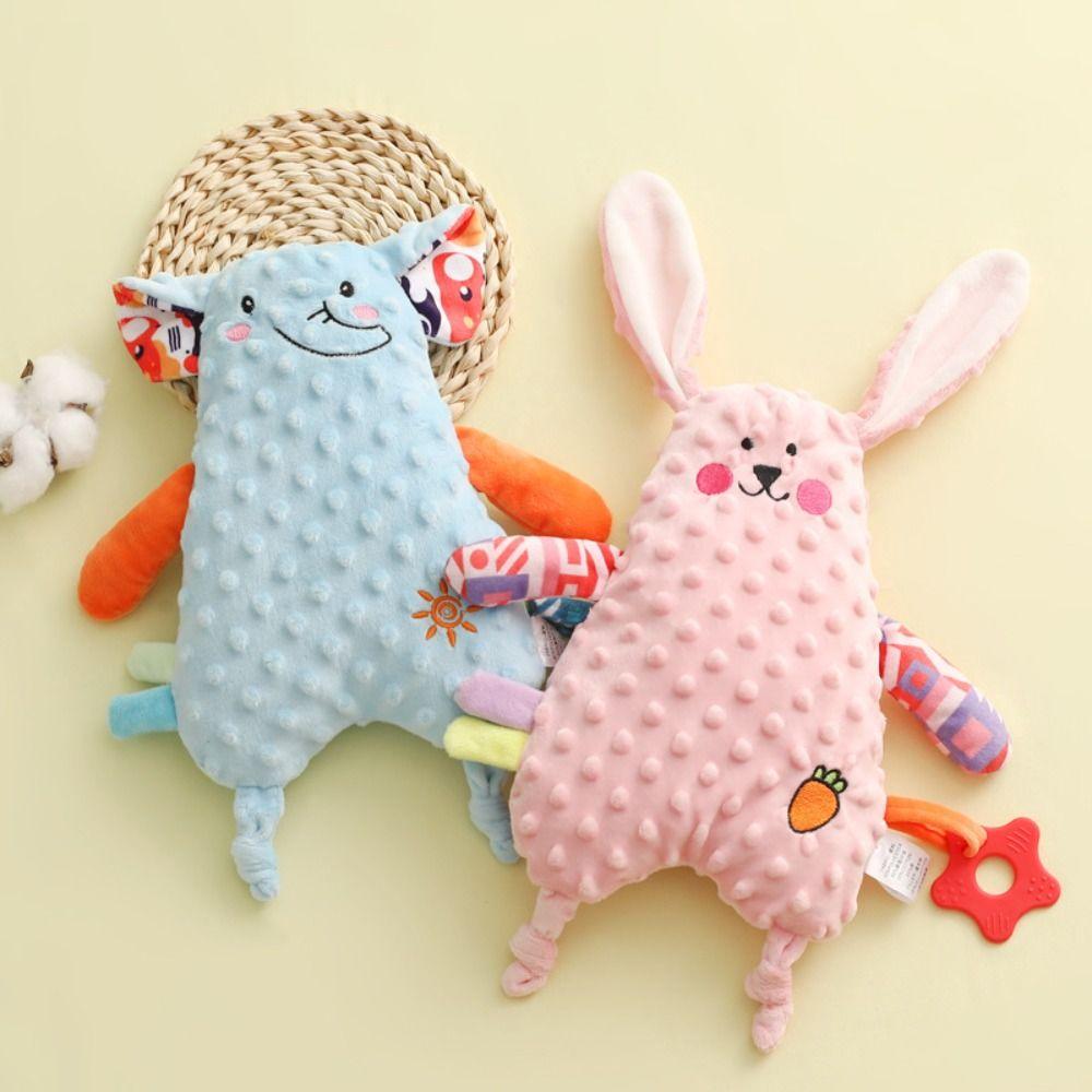 Soft Baby Appease Doll Lion Rabbit Animal Stuffed Toys Fashion Plush Animal Placate Dolls  Girl Boy