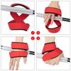 Padded Figure 8 Straps for Deadlift Weight Lifting Wrist Support Power Lifters Gym Fitness Workout Pull Ups Horizontal Bar Training