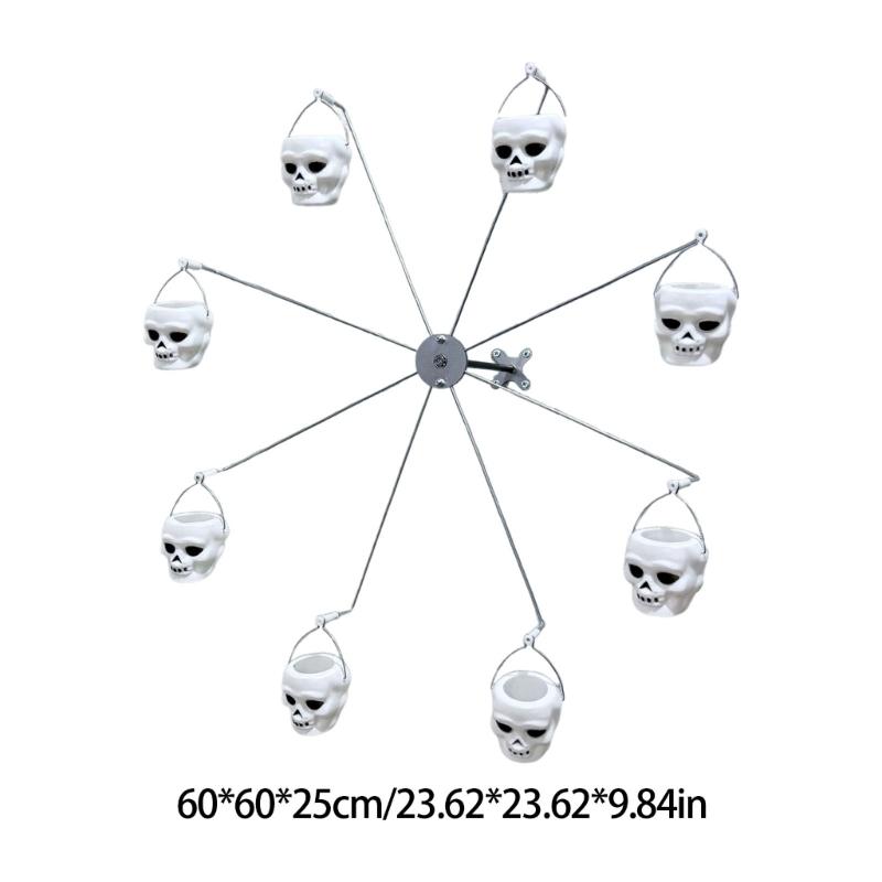 Ferris Wheel Style Bird Feeder with Rotating Feature Perfect for Backyard Bird Watching and Garden Decors