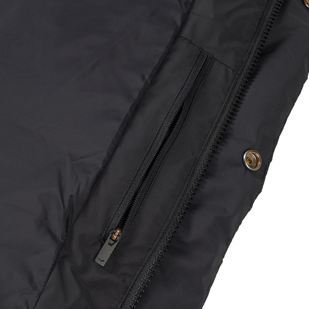 SAUCONY Letter Pattern Stand Collar Warm Fashion Versatile Down Jacket Unisex Outerwear Black SC3240215AL-BK01