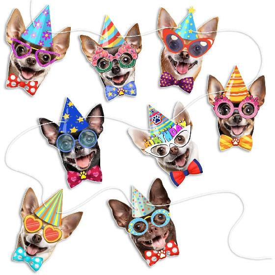 Cat Birthday Garland, Cat-Themed "Happy Birthday" Banner - Colorful and Fun Party Decoration for Kitten Lovers - Funny Kittens Garland
