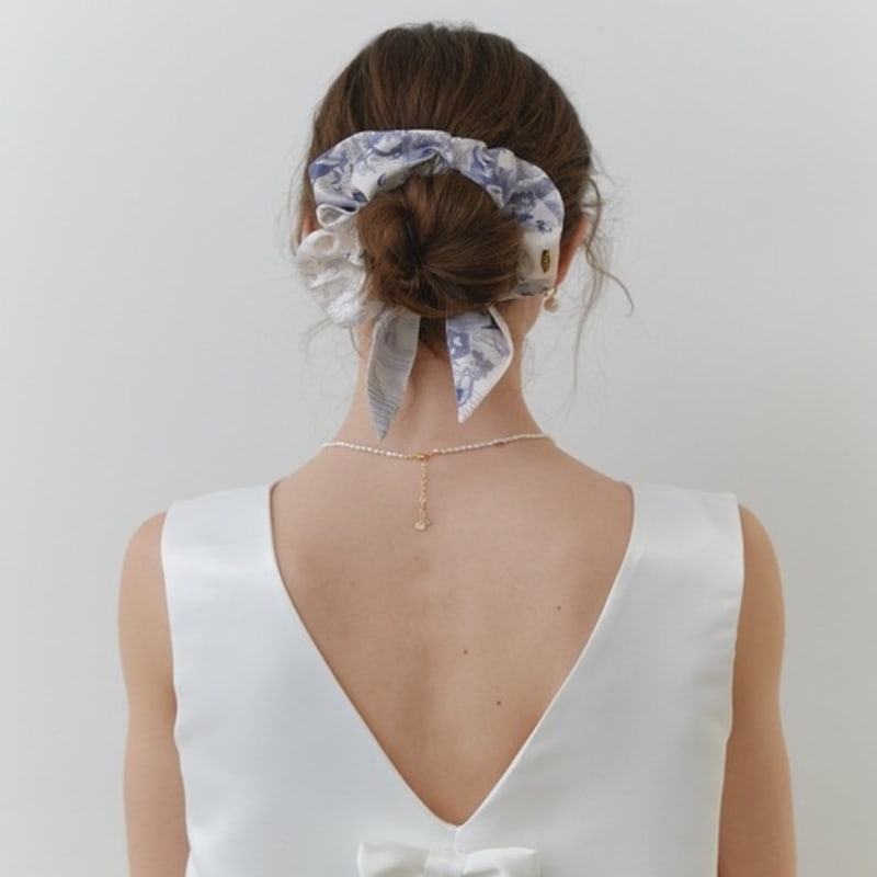 

CARRY BARRETTE Принт Барретта Шарф Скранчи green