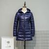 Giacche Piumino da Donna Giacca in Piuma d'Anatra Autunno Inverno Calda Portatile con Cappuccio Giubbotto Antivento Parka