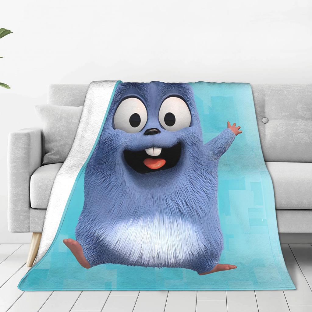 Warm BlanketChildren Travel Grizzys and The Lemmings Throw Blanket  Flannel Bedspread For Bedroom Street Trend Sofa Bed Cover