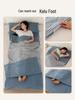 Class A Cotton Gauze Sleeping Bag: Lightweight, Portable for Adults - Ideal for Summer, Travel, Camping, Car Use