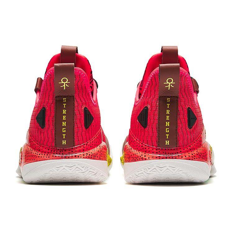 Anta Crazy Tide 5 Pro - Strength Comfortable Lightweight Shock Absorption Durable Low-Top Basketball Shoes Men sneaker Red 112411111S-3