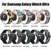 Printed Sports Silicone Strap For Samsung Galaxy Watch Ultra 47mm Band For Galaxy Watch Ultra 47mm 2025 Bracelet Watchbands