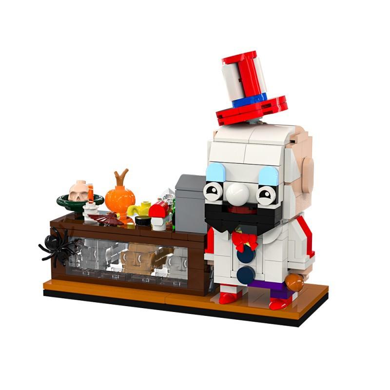 MOC House of 1000 Corpses Captain Spaulding Building Blocks Horror Clown Figure DIY Bricks Toy Fans Xmas Gift