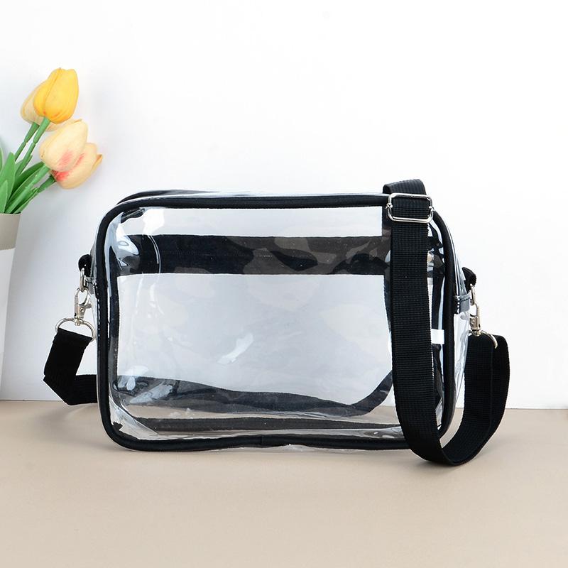 Klare PVC Umhängetaschen für Damen, Wasserdichte Urlaubs-Reise-Strand-Umhängetasche für Draußen, Sommer-Damen-Handtaschen Geschenke