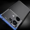For Xiaomi Redmi Note 13 4G Case Carbon Fiber Texture Soft TPU Cover