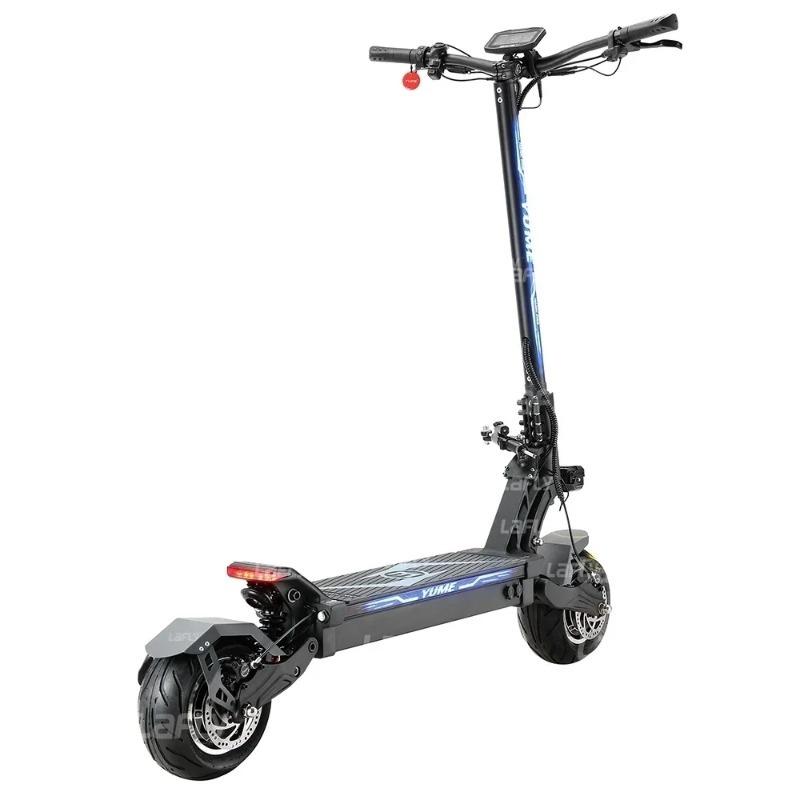 YUME HAWK Pro elektritõukeratas 10x4,5-tollised ilma sisekummita maanteerehvid 3000W * 2 mootor 60V 30Ah aku Maksimaalne kiirus 80 km/h Maksimaalne sõiduulatus 97 km