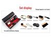 Portable 9-Piece Shoe Shine and Polishing Set: Includes Brushes, Black Shoe Polish, and Oiling Tools