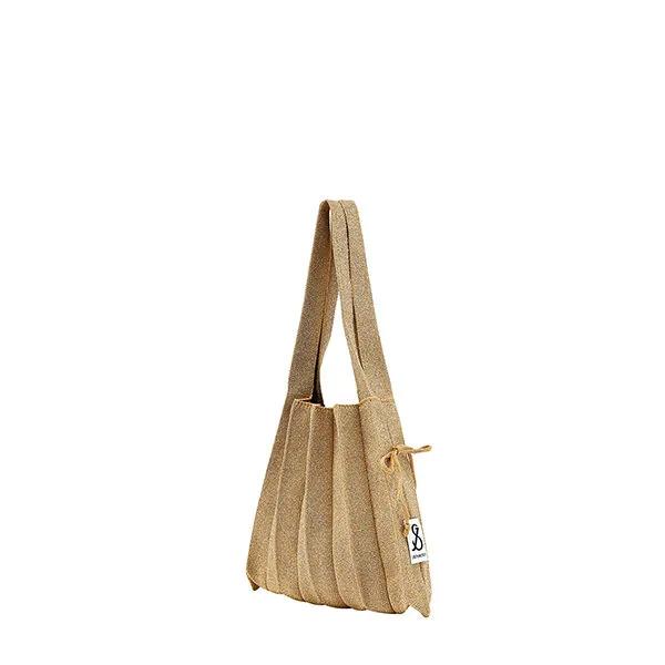 Lucky Pleats Knit S Starry Gold