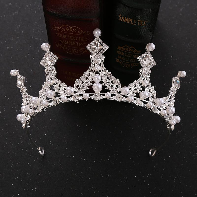 Korean Princess Crystal Headband: Children's Alloy Crown for Birthdays and Performances