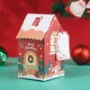 50PCS Christmas Snowman Gingerbread House Little House Candy Biscuit Boxes Bow Boxes Gift Colour Boxes Christmas Decorations