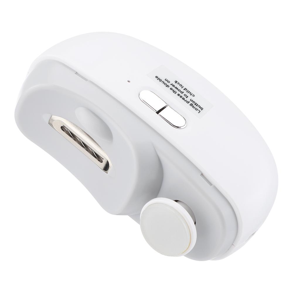 Automatic Electric Nail Clipper With LED Light Nail Polishing Grinder For Children Adult Nail Trimmer Portable Manicure Tools