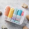 17PCS Leakproof Travel Bottles Set, Silicone Toiletry Containers for Shampoo Lotion Soap, TSA Approved with Storage Bag-liu