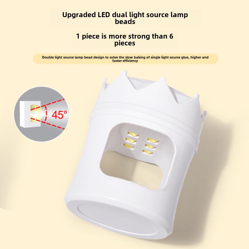 Tragbare Mini-Nagelhärtelampe - Schnelltrocknende Handheld-Therapielampe