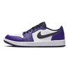 Air Jordan 1 Low Golf Court Purple Unisex Sneakers White University-Red Black DD9315-105