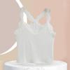 Slim Fit Lace Corset Hollow Suspender Vest Elegant Crop Tops  Daily