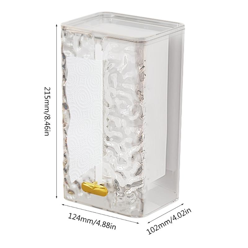 Haushalt Neu Papierbox Kunststoff Taschentuchbox Badezimmer Wohnzimmer Schreibtisch Multifunktionale Aufbewahrungsbox Taschentuchboxen