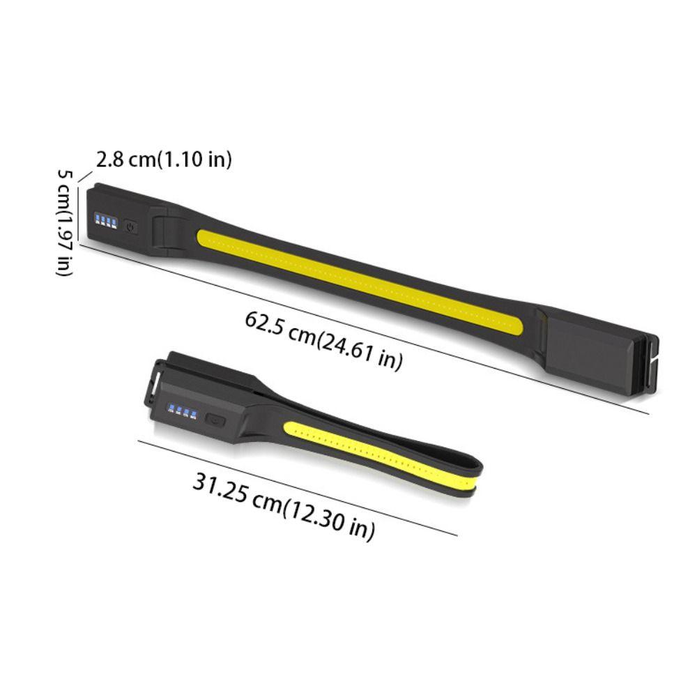 USB Rechargeable Work Light Strong LED Handheld Floodlight LED COB Torch for 4000 mAh Outdoor Use