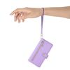 For Oppo Reno14 5G (Global) Case Zipper Pocket Wallet Leather Phone Cover with Straps
