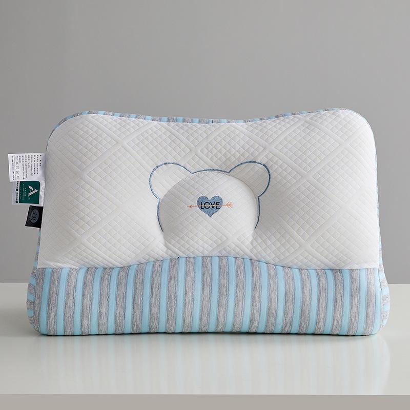 7A Antibacterial Anti-Slip Neck Protection Pillow Core - Sleep Aid for Students and Adults, Home Use, Non-Deforming, Pair Pack