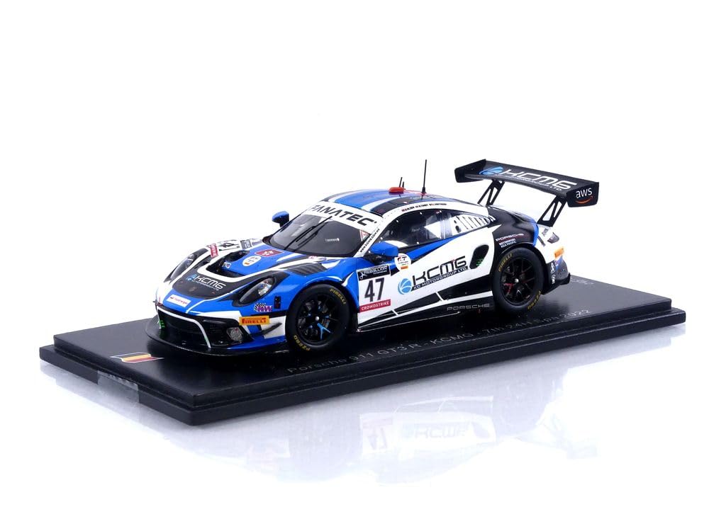 

Spark Национальная модель Porsche 911 GT3 R KCMG 7-е место 24 часа Спа 2022 1/43 #47 Д.Олсен/Н.Тэнди/Л.Вантор