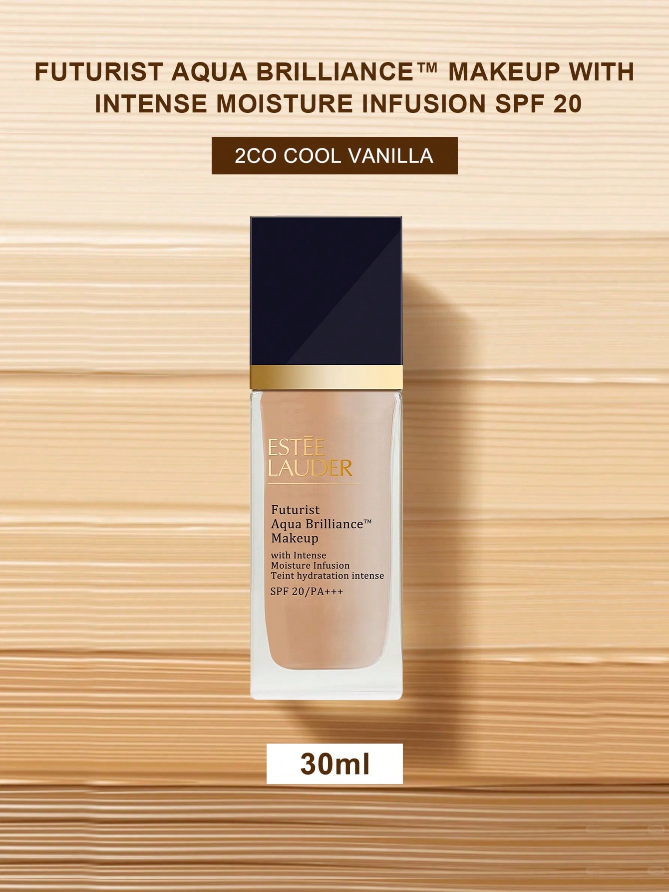 

Estée Lauder Futurist Aqua Brilliance Макияж 30 мл (Ежедневный увлажняющий уход) 2CO COOL VANILLA