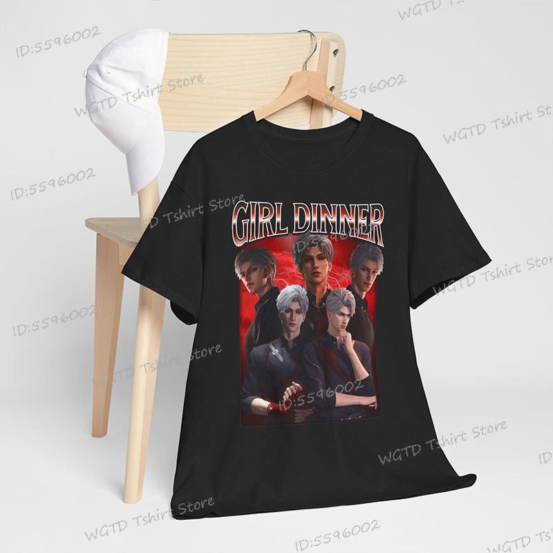 Sylus Love and Deepspace T-Shirt Vintage Streetwear Men Clothing Fashion Casual Tshirts for Women Men