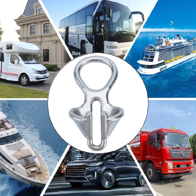 Easy Installation Boats Marine Accessories Lock Rope Mooring Device Anchors Chain Stopper Hardware for 6-8mm/8-10mm Rope