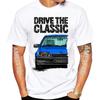 Conduce el Clásico Opeles Kadett E Modelo Tardío Camiseta Hombre Manga Corta Blanco Vintage Casual Genial Camisetas para Chicos Tops para Hombre