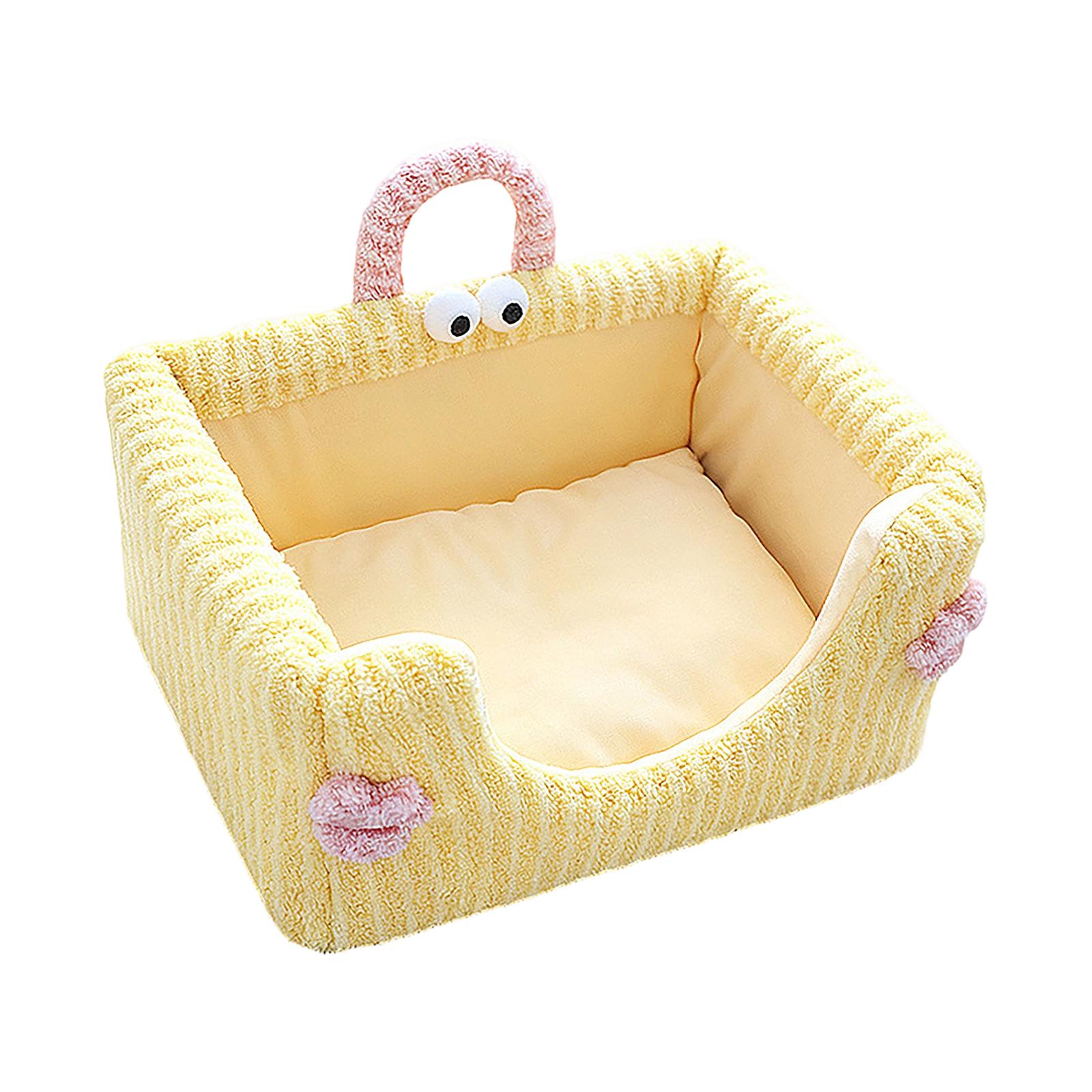 

Interesting Plush Christmas And Dog Bed, Pet Sofa, Indoor And Outdoor Plush Synthesis One Size жовтий