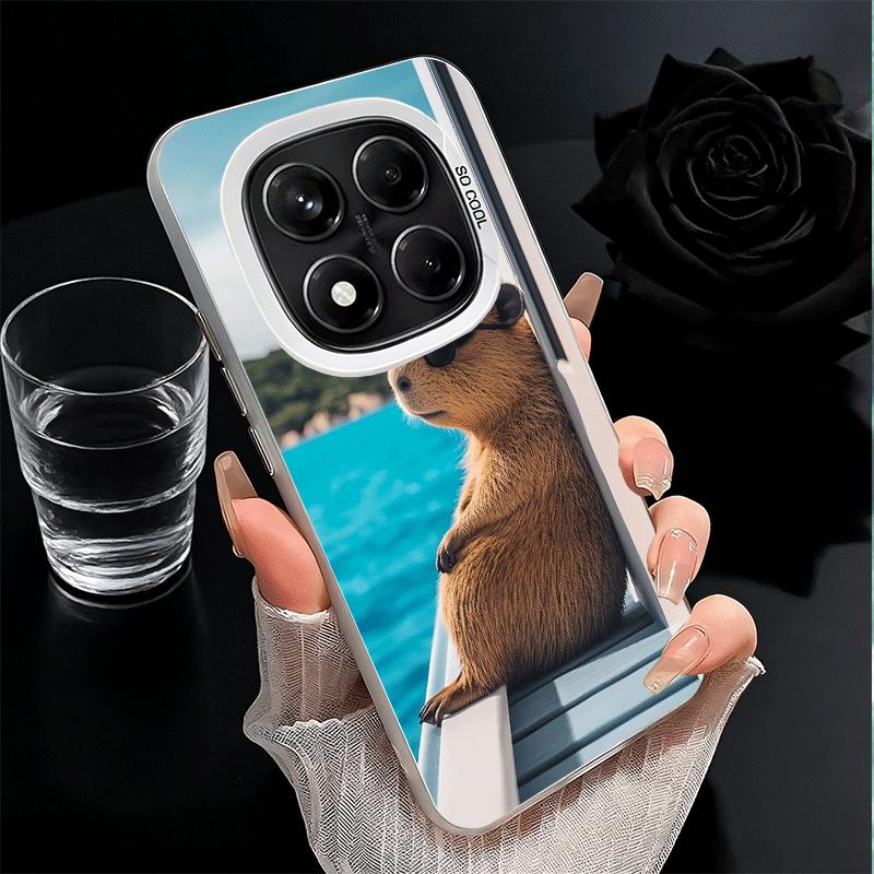 Animal Capybara Cute Soft Phone Case for Samsung Galaxy S24 S25 FE S26 Edge S23 Ultra S22 Plus S21 + Shockproof Cover Back Shell