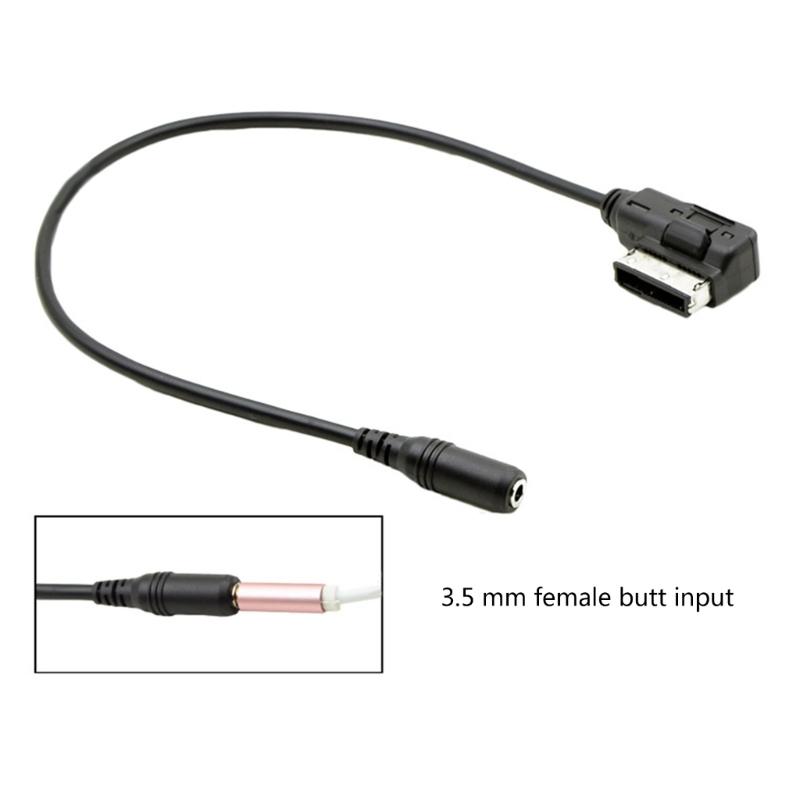 Car Radio AMI To AUX Cable 3.5MM MP3 Adapter For W212 S212 W218 C300 A207 W207 W204 W221 Automotive Stereo Cable