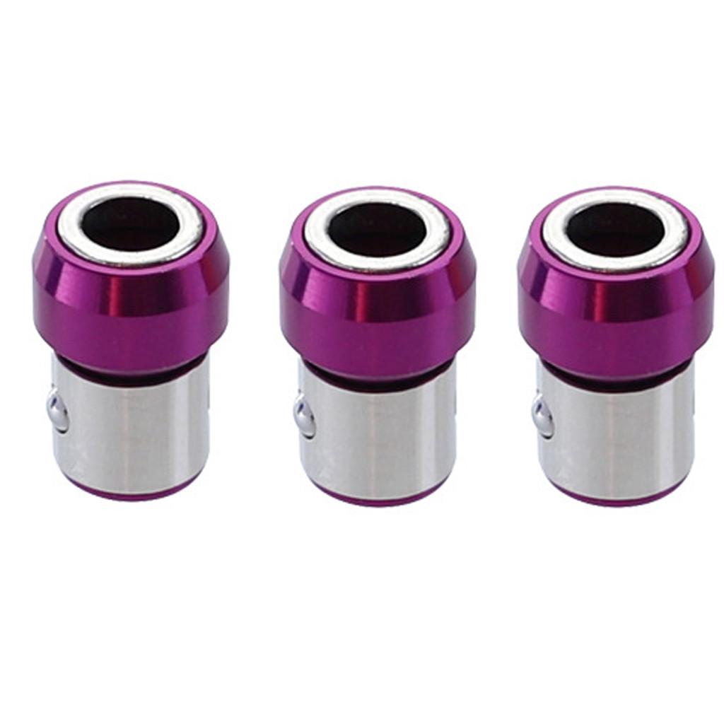 3PCS Universal 21mm Removable Magnetizer Ring Magnetic Steel Screwdriver Bit