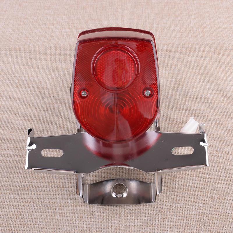 Motorcycle Rear Brake Tail Light with Mount Bracket Fit for Honda ST70 DAX ST50 ST90 CT50 CT70 High Quality New