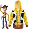 Woody Reißverschluss-Hoodie Sweatshirt Weiches Auffälliges Toy Story Kostüm Für Kinder