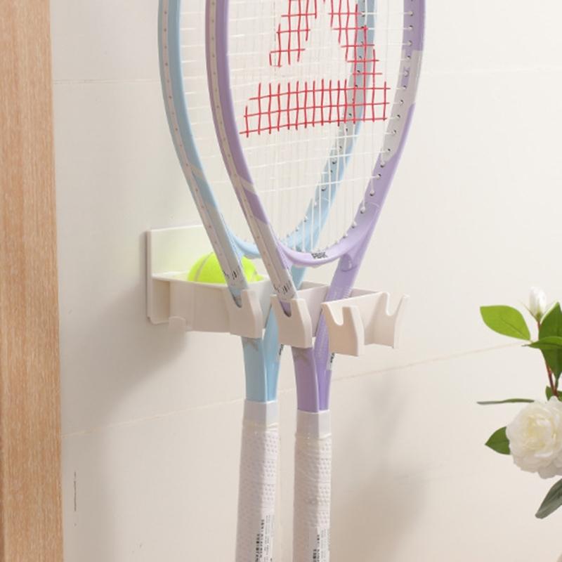 Fast Assembly Sports Gear Wall Organizers Multifunctional Racket Stand for Domestic Fitness Club Use