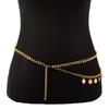 Punk Metal Chain King Avatar Body Chain, Sexy Retro Multi-layer Waist Chain