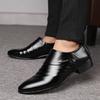 Men's Leather Shoes New Style Luxury Crocodile Pattern Men's Business Formal Shoes Casual Comfortable Social Men's Wedding Shoes