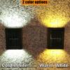 1-8PCS Smart Solar Wall Lamp Outdoor Lighting Waterproof Home Garden Decor Lamps for Balcony Courtyard Fence Sunlight Lamp Outdoor Lamp