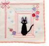 Marushin Hand Ghibli Delivery 25 X 25 Relaxing by the Fully 1005024700 Towel, Kiki's Service, Jiji, Cm, Window, Embroidered,