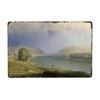 Oil Painting Style Retro Characters Landscapes Metal Tin Sign Wall Poster