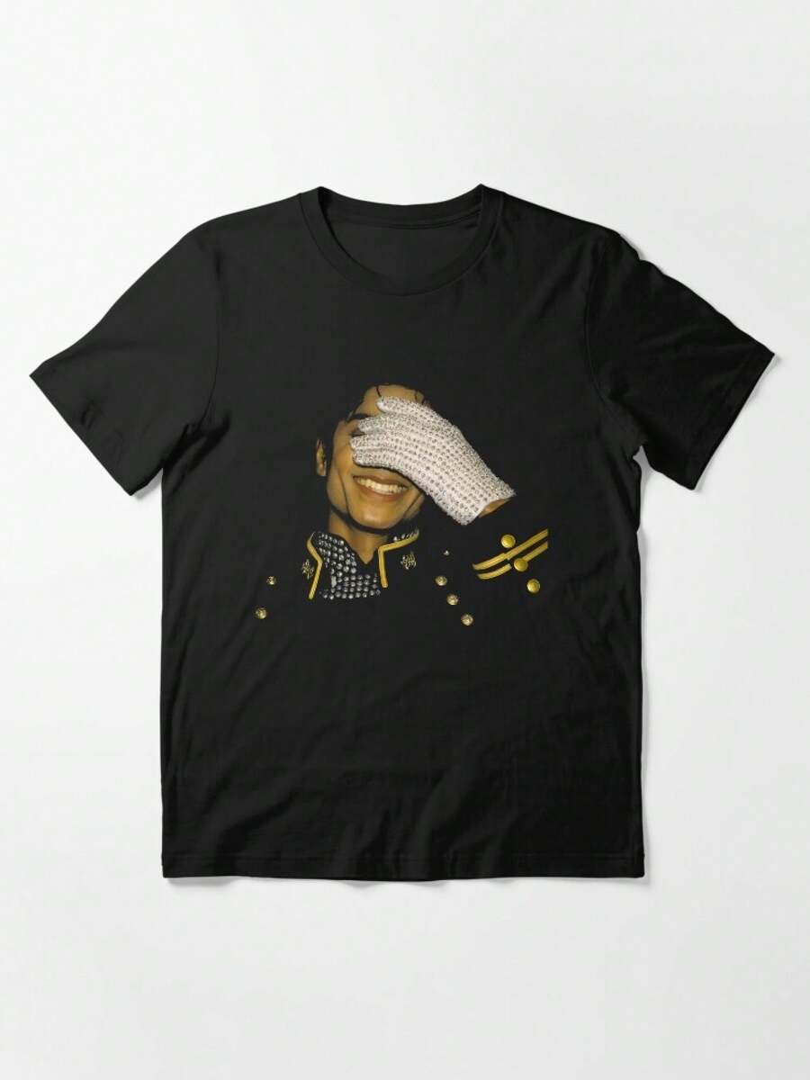 

Glove Vintage Essential TShirt Vintage Michael Jacksons TShirt 100 Cotton Retro King Of Pop 4XL